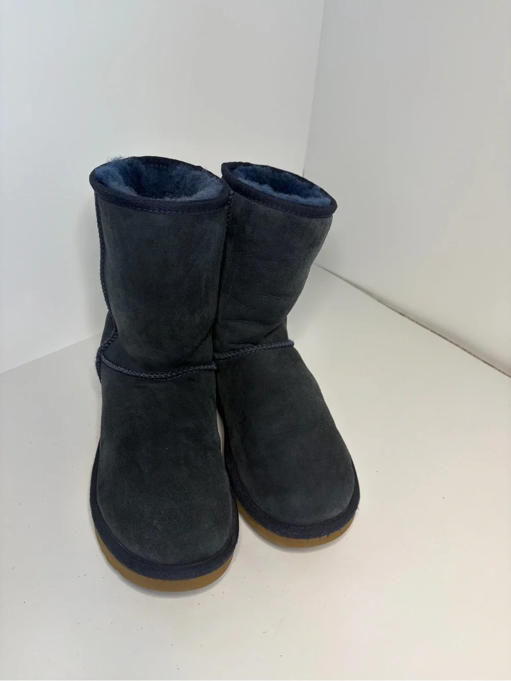 Ugg Women’s Classic Short II Suede Winter Boot - Dark Indigo Size 7